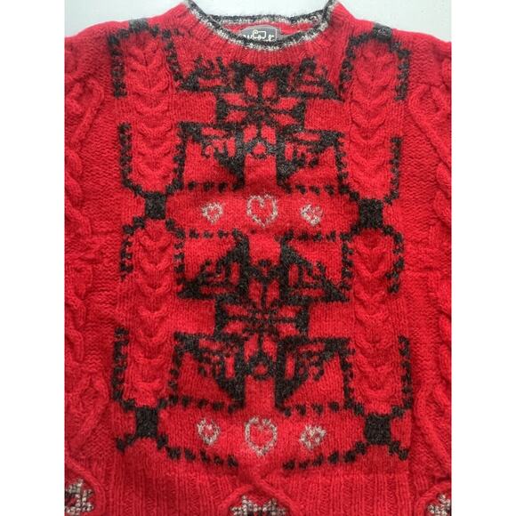 Vintage Woolrich Hand Knit Wool Sweater - Picture 3 of 10